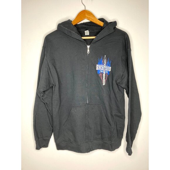 Lynyrd Skynyrd Tour 2022 Hoodie Black Zip-Up Men's Medium - Picture 1 of 6